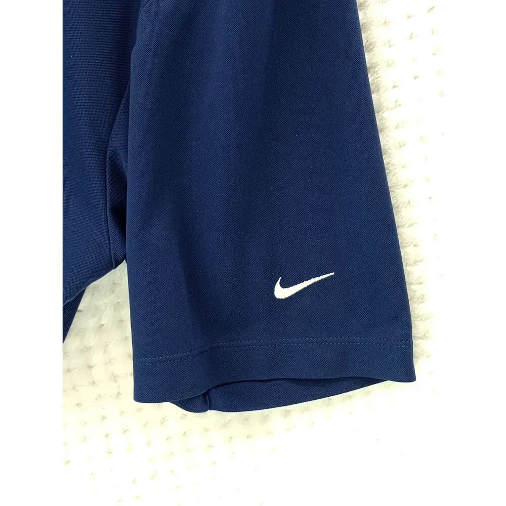 Nike Golf Dri-Fit Men's Large Navy Blue Polo Shirt